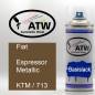 Preview: Fiat, Espressor Metallic, KTM / 713: 400ml Sprühdose, von ATW Autoteile West.